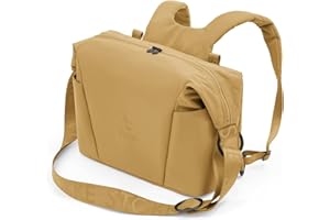 Stokke Xplory X torba do przewijania, może służyć jako torba na ramię lub plecak, zawiera składaną matę do przewijania i torbę, UPF 50+, wodoodporna, łatwa do czyszczenia