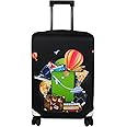 Explore Land Travel Luggage Cover Suitcase Protector Fits 18-32 Inch Luggage (Gyrotropic, L)
