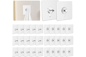 OPEIXSAYKOC 30 pcs Ganci Adesivi per Quadri, Appendi Quadri Senza Chiodi Impermeabile, Trasparenti, Chiodi Adesivi per Quadri Muro per Poster, Appendere Orologio, Foto, Dipinti Decorativi (2 modelli)
