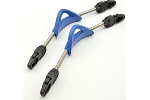 CWOQOCW Lot de 2 sangles à ressort en acier inoxydable pour palmes de plongée sous-marine antidérapantes