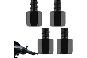 AYHYHLJZJ 4 piezas Adaptador de Espejo Retrovisor M10 con rosca derecha M8 Rosca Derecha, Tornillo de Espejo Retrovisor para Motocicleta de Espejos Retrovisores, Adaptador para Espejos Retrovisores