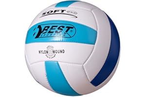 B BEST SPORTING Best Sporting Volleyball Größe 5 I Ball im 18-Panel Design I hochwertiger superweicher Volleyball I formbeständige Volleyball I Volleyball Outdoor mit offizieller Größe 5