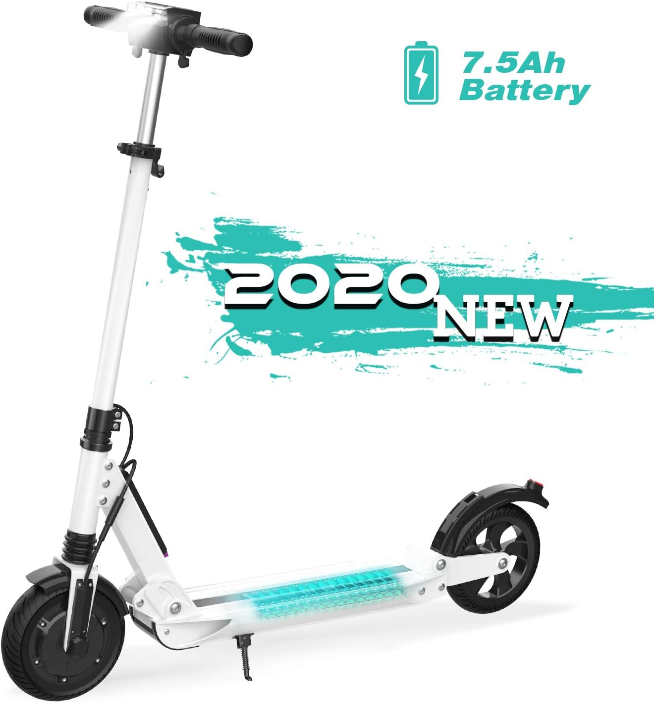 GeekMe Electric scooter City scooter Up to 30 km/h | Foldable electric scooter with LCD display | 7.5A Li-Ion battery | Maximum load 120 kg For adults and children