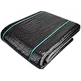 VOUNOT Weed Control Membrane 2m x 10m, Heavy Duty Weed Control Barrier Fabric, Landscape Ground Cover Suppressant Membrane for Garden, UV Stabilised