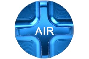 VGEBY Coperchio Valvole Forcella Forcella Ammortizzata Bicicletta in Lega di Alluminio Forcella Anteriore Coperchio valvola Ermetico Bici Axxessory(Blu)