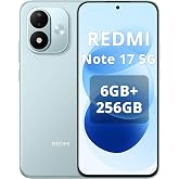 XIAOMI Redmi Note 17 5G, Smartphone 6 + 256GB, Massive 7700mAh Battery, IP65, 50MP Camera, 6.99" AMOLED Screen, Sky Blue, Cha