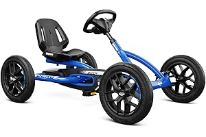 BERG Buddy Blue GoKart | Kinderfahrzeug, Tretfahrzeug mit hohem Sicherheitstandard, Luftreifen und Freilauf, Kinderspielzeug geeignet für Kinder im Alter von 3-8 Jahren