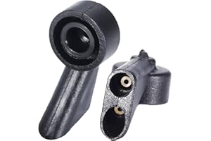 AESTUSTHERI 2-Pack Rear Windshield Wiper Washer Nozzles - Double Hole Spray Jet - Windscreen Washer Jets - Universal Fit for Audi A1 A3 A4 A6 Q3 Q7 8P 8E9955985