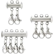 PIECES gelaagde ketting PCKAREN zilverkleurig