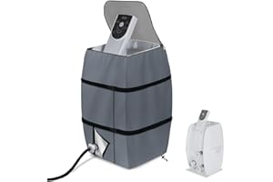 Hadisi Hot Tub Spa Heater Pump Cover,Waterproof Hot Tub Insulated Pump Cover for Multiple Brands (Grey,Square)