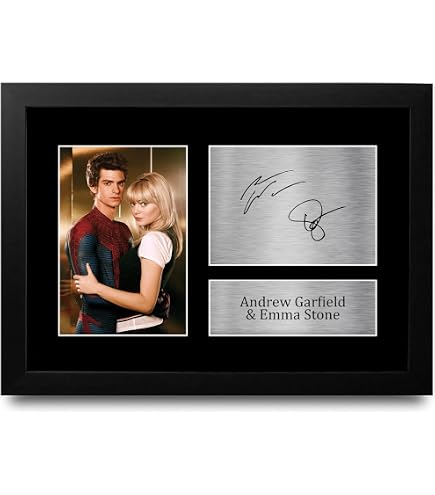 HWC Trading FR A4 Zendaya & Tom Holland Spider-Man MJ Regali Stampati Autografo Firmato Immagine Per Gli Appassionati Di Memorabilia Di Film - A4 Incorniciato