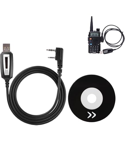 Cavo Di Programmazione USB Per Baofeng UV-5R E Quansheng UV-K5 – 2 Pin, Compatibile Windows 10/11