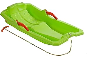 Luge Bob Luge en plastique avec corde de traction