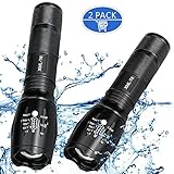 t6 multivan taschenlampe FÜNF LICHTMODI: Ein kräftiger Druck auf den orangen Knopf schaltet die Lampe an/aus.Full, Medium, Low, Strobe, SOS. durch schieb/drehbaren Kopf.