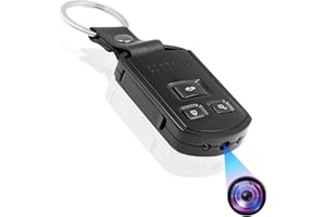 UYIKOO Cámara Espía Oculta Llave de Coche Espía Llavero Mini Camaras Ocultas 1080P HD Detección de Movimiento Vigilancia y Seguridad Hogar Grabación de Audio