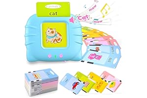 Graphene Colorful Double-Sided Flash Cards, Interactive Learning Toys for Children, Electronic Montessori Educational Cards, 