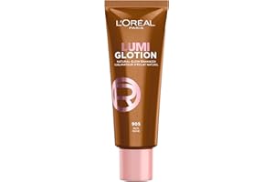 ‎L'OREAL PARIS L'Oréal Paris Flüssiger Highlighter für Gesicht und Körper mit Glycerin und Sheabutter, Lumi Glotion, Natural Glow Enhancer, 905 Dark Glow, 40 ml