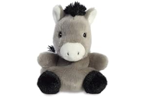 Aurora, 33529 Palm Pals Eli Donkey, 5 cali, miękka zabawka, szary