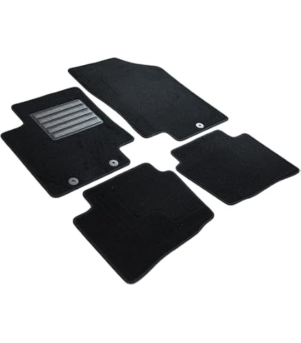 TEXER Textiel Vloermatten Voor Hyundai I20 I PB (2008-2014) – Basic, 4-delig, Zwart