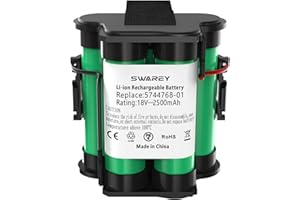 SWAREY 2,5Ah 18V Ersatzakku Kompatibel mit Gardena Mähroboter R38Li R40Li R45Li R50Li R70Li R80Li Lithium Akku für Husqvarna Automatischer Rasenmäher 105 305 308 308X Flymo 1200R McCulloch ROB R1000
