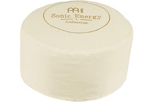Sonic Energy Meditationskissen mit Buchweizenfüllung – 20 cm Sitzhöhe – Aus Baumwollleinen, waschbar – Für Meditation, Yoga, Therapie (MMC)