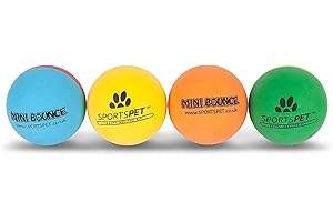 SPORTSPET Mini Bounce Ball für Katzen und Welpen
