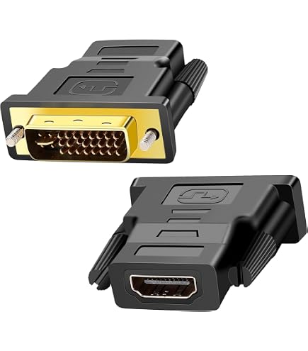 Adattatore Convertitore Connettore DVI Femmina a HDMI Maschio 1080P PC