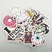 (Pack of 100) Stickers Skateboard Snowboard Vintage Vinyl Sticker Graffiti Laptop Luggage Car Bike Bicycle Decals mix Lot Fashion Cool RS.1374.00