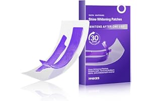 SNOCKOO Whitening Strips,7 Stück Zahnweiß-Streifen,Zahnaufhellung,Zähne Aufhellen,Teeth Whietning Strips für weißere Zähne,Zahnbleaching Strip zur Entfernung von Verfärbungen,sanft für den Zahnschmelz