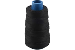 Fanuse 400M 80Lbs Nylon Twisted Bowstring Fil Corde de PêChe Corde à Coudre Kite Line, Noir