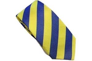 LL. L&L® Men Tie Striped Royal blue and Yellow School Football Uniform Knit