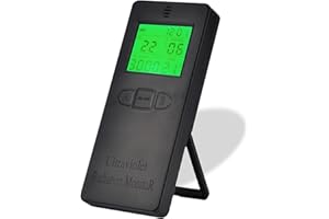 MOKERNALI UV-Messgeräte, Digitales UV Messgerät für Tragbarer LCD UV Strahlungsdetektor, mit Temperaturanzeige, Messbereich 0–3000 W/cm², Mit LCD-Display, für UV Strahlen Heim Büro Innen und Außen