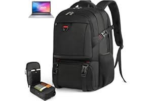NEWHEY Mochila Portátil 17.3 Pulgadas con Compartimento Isotérmico para Almuerzo y Puerto USB Mochila Nevera Hombre Impermeab