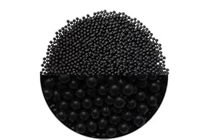 trendfinding 100 g de granulés retenant l'eau Noir, granulométrie 3.5-4 mm, décoration pour Fleurs et Plantes, 10 litres très économique, Utilisation Polyvalente