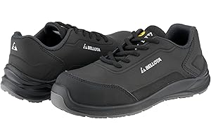 Bellota FTW073990S3 - Zapatilla de Seguridad Flex Carbon S3 de Mujer (Talla 39) de Piel Hidrofugada Nobuck, Ligera y Flexible