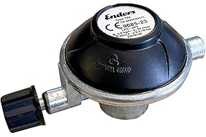 Enders® Regolatore di Pressione del Gas per cartucce a Vite, 50 mbar, #1122, Argento