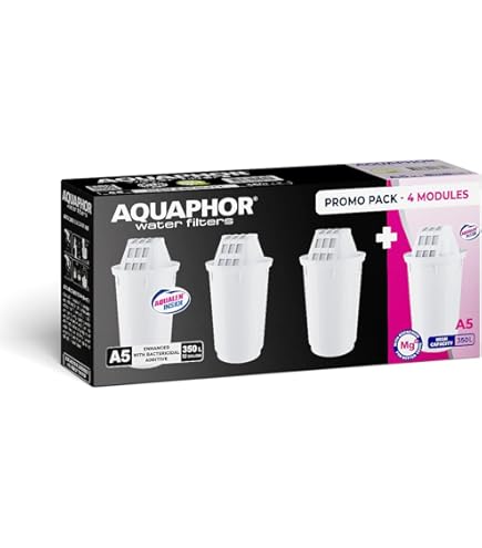 Cartucce Filtro Aquaphor A5 - 2 Pezzi, Filtrano Calcare E Cloro, Fino A 350 Litri - Foto 7