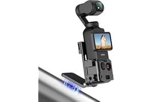 AMAZEAR Metal Magnetic Mount with DJI OSMO Pocket 3 Accessories Multi-Functional Expansion Cage Aluminum Utility Frame Protective Case Quick-Release Safety Lock, Cold Shoe Support , 1/4"-20 Threaded Toles