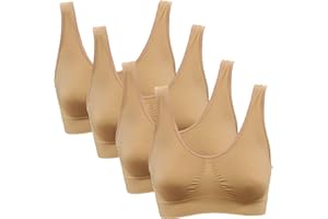 PBE Ultimate Comfort Bra, Premium Thick Double Material Women's Sleep Bras, Sports Bra, Premium Quality, Seamless, No Wires!