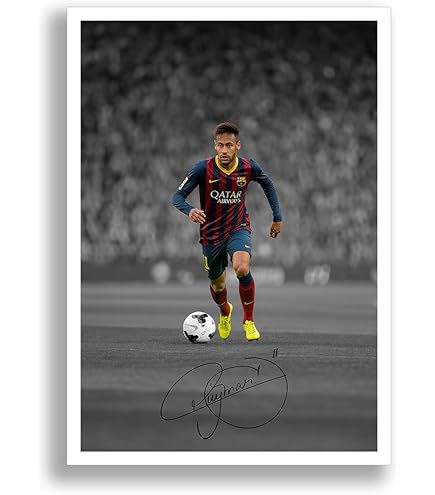 HWC Trading A4 Hristo Stoichkov Barcelona Gifts Printed Signed