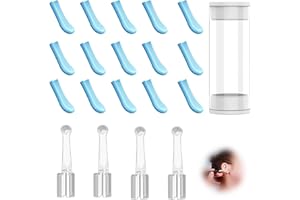 Neyared 19PCS Ear Wax Removal Kit Camera, Reusable Smart Bud Ear Cleaner, Otoscope Replacement Accessory Set for Ear Camera