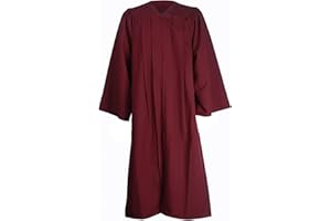 GraduationMall Akademisch Talar Outfit Abschluss Robe Herren Damen Erwachsenen für Hochschule und Bachelor 12 Farbe