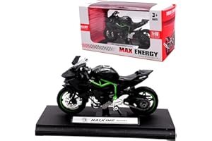 URacon Moto Giocattolo Decorazione Collezione Statuette di Modellino di Moto Con Base, Giocattolo Decorazione Della Casa Moto in Lega Adatto a Partire dai 3+ Anni
