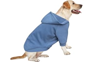 HuaLiSiJi Sudaderas con Capucha para Perros Dog Hoodie Jersey para Perros Pequeños Ropa para Perros,Cálido y Ligero, Textura Suave, Fácil de Usar y Color Brillante (5XL, Azul Neblina)