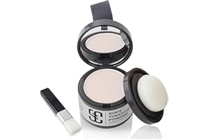 SOVONCARE Hairline Powder Instantly Hairline Shadow Gray Hair Coverage Touch Up Hair Powder for Thinning Hair for Women Hair Root Cover Up Powder (3-White, 0.14 Ounce (Pack of 1))