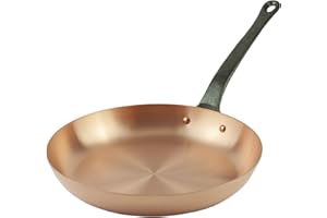 Baumalu Padella in rame puro Ø 28 cm | parete spessa | non stagnata
