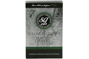 Solomon Grundy Black Cherry 6 Bottle Wine Making Kit 7 Day Home Brew Refill Kit