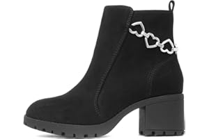 Lilley Girls Black Heeled Heart Boot