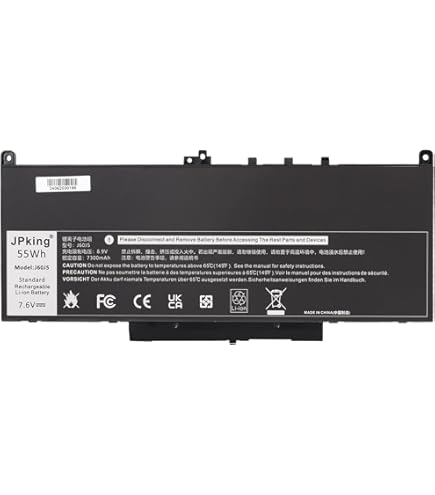 Batteria 11.1V 65Wh Per Dell Latitude 3340 E V131 - Ricambio Originale Con Protezioni - Foto 8