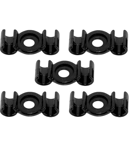 Lot De 10 Clips Pour Câbles De Frein Et Vitesse Vélo – Plastique, Réutilisable, Compatible 4 Et 5 Mm, VTT/route